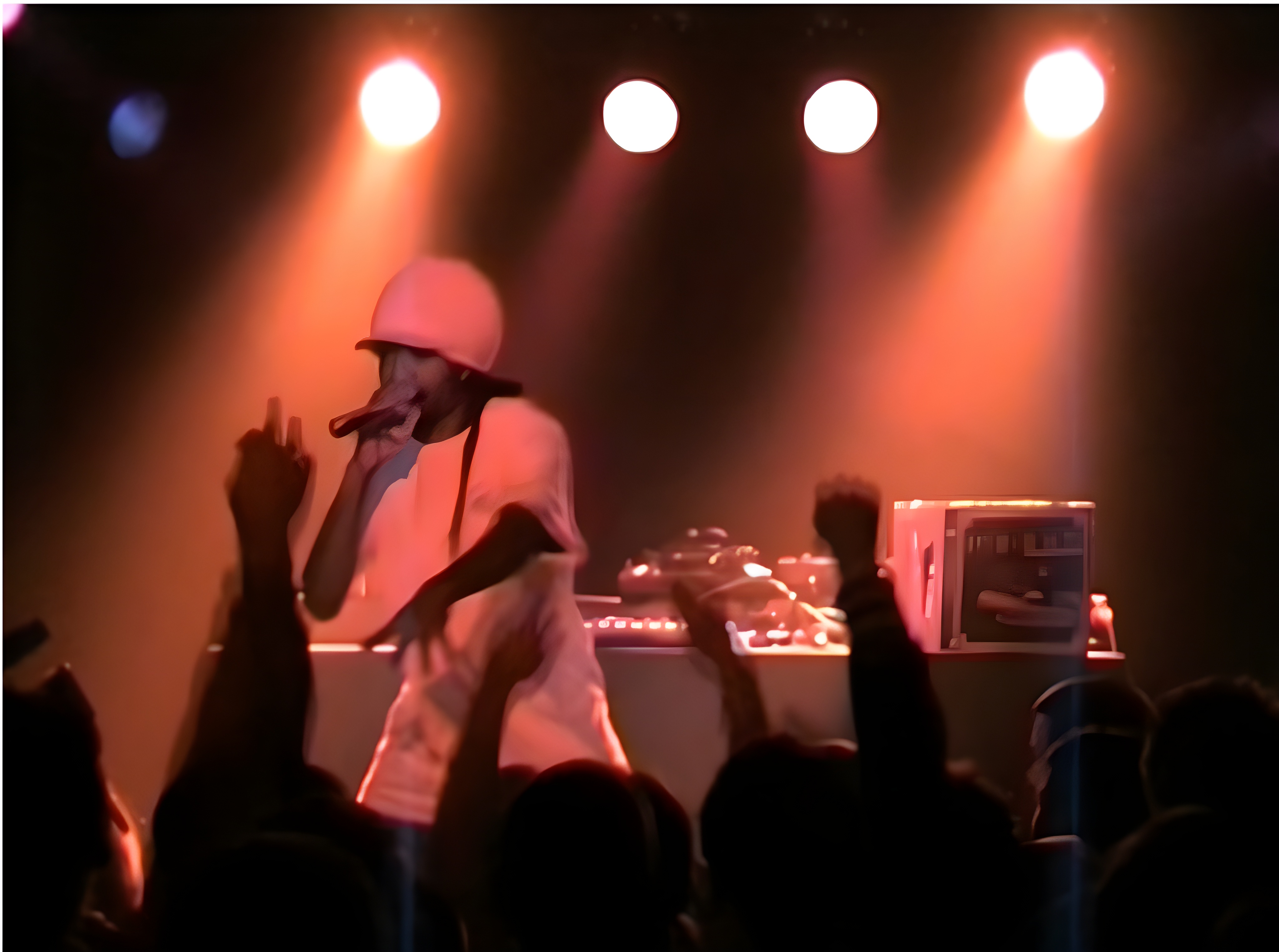 Keynote speaker on stage